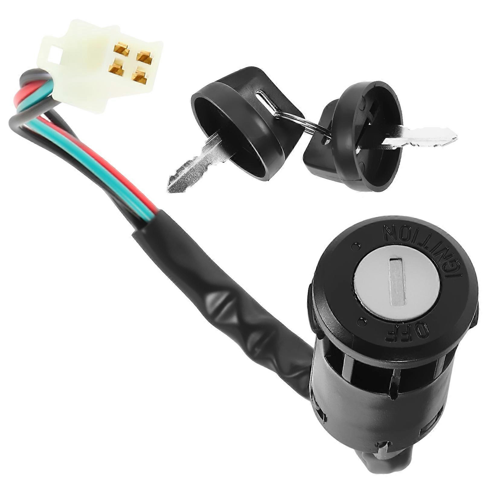 5 Sets Ignition With Key Motorbike Ignition Improved Ignition Performance ATV Outdoor Vehicle Maintenance