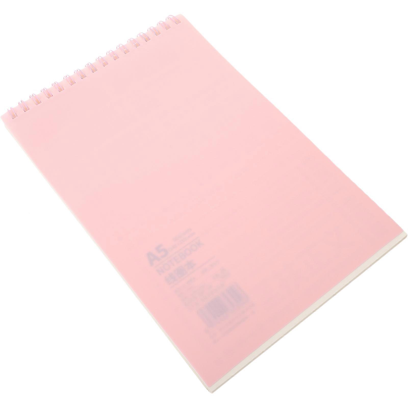 Pink Rectangular Small Journal Notebook For Students And Young Adults For Note Taking And Diary Writing 3Pcs