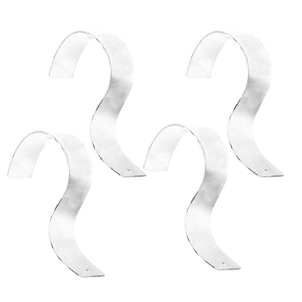 Belt Display Stand 20 Pcs Acrylic Organizers For Effective Storage In Home And Store Environments 17X10X3.5Cm