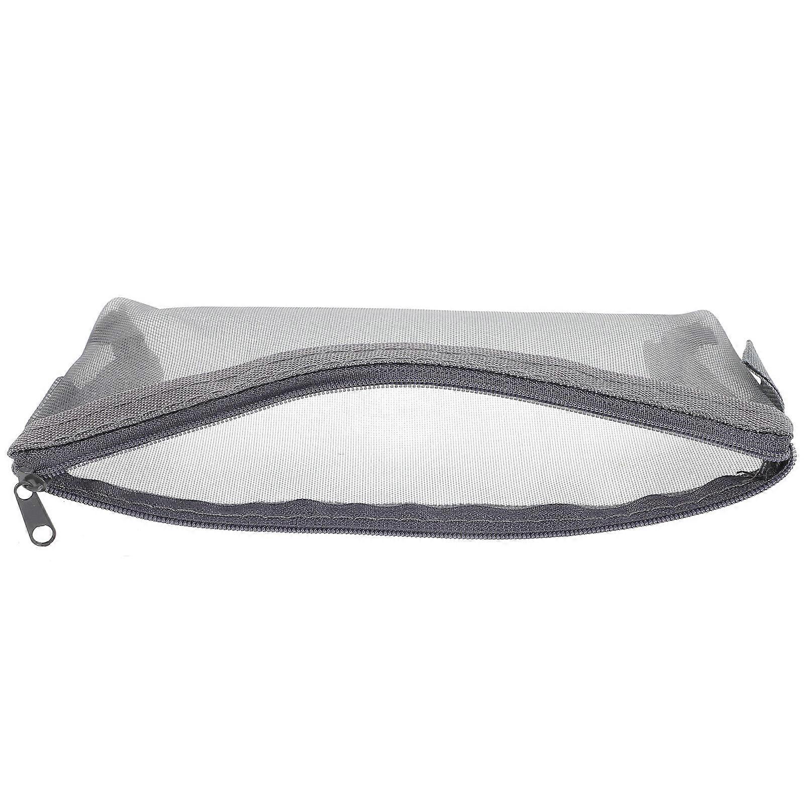 Multi-Use Mesh Pencil Case For Students And Office Workers Featuring Portable Storage Solution In 20x8.5cm With 4Pcs