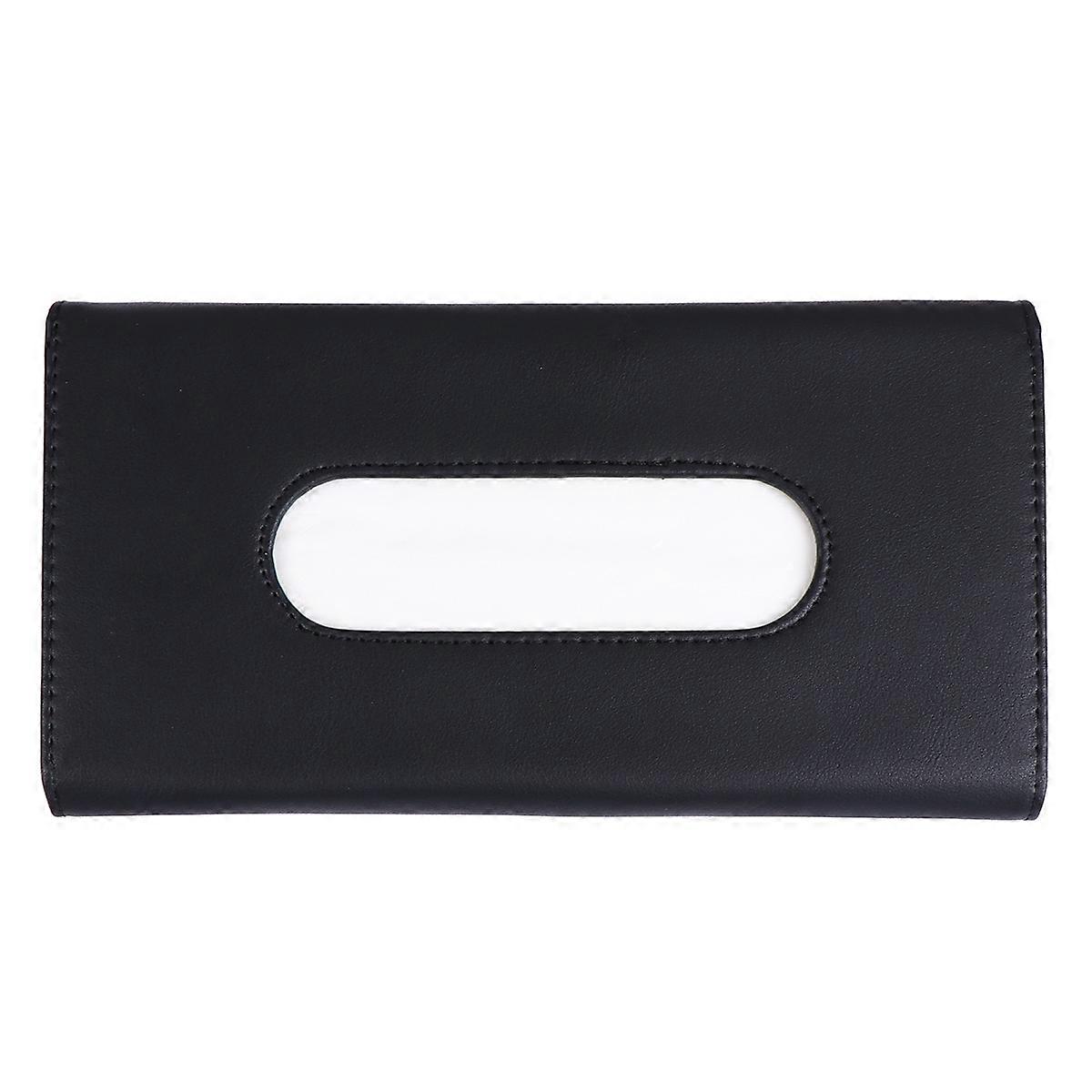 Hanging Tissue Box Holder for Holding Tissue 2Pcs Car Visor Black