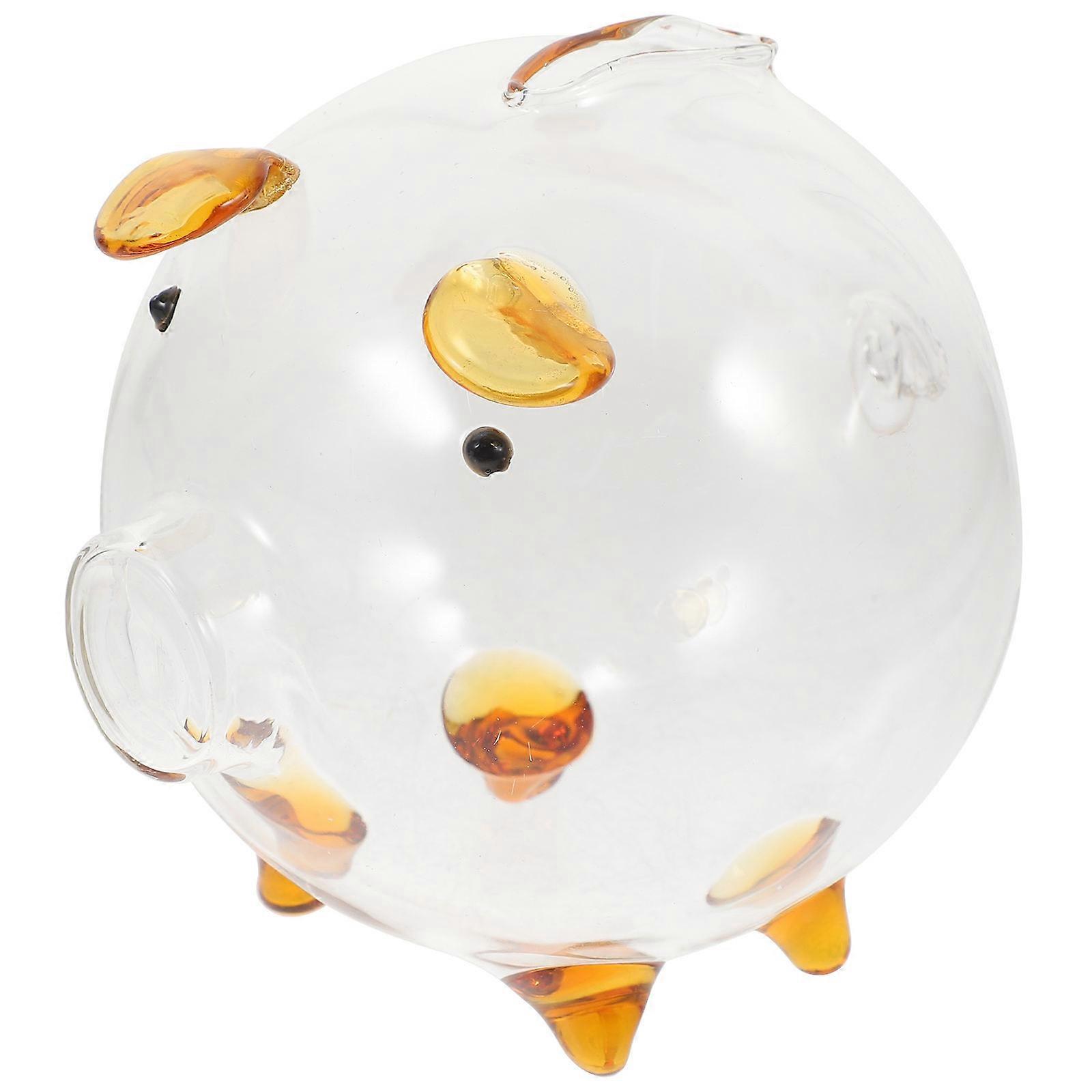 Piggy Bank for Coin Storage 4Pcs Clear Pig Shape Box