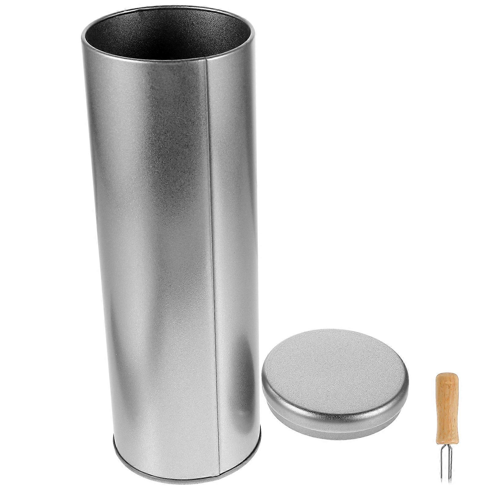 Holder Storage Container for Home Use 2Pcs Silver