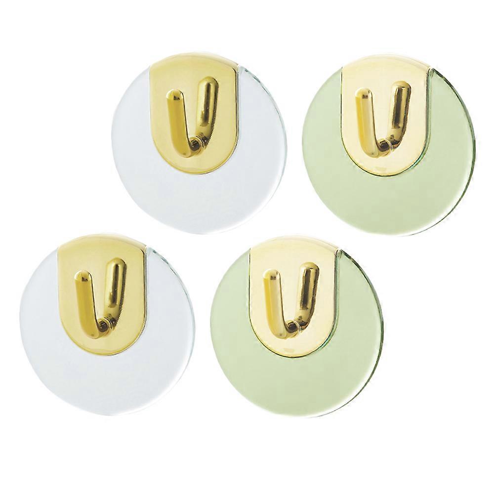 8 Pcs Coat Hooks Assorted Color Simple Design Hanging Keys Daily Life Bathroom Use Sturdy Wall Hooks