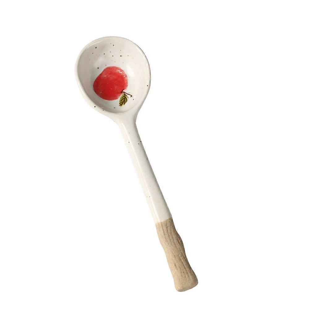 Ceramic Spoon Creative Coffee Spoon for Kitchen Use 3Pcs Adorable Design