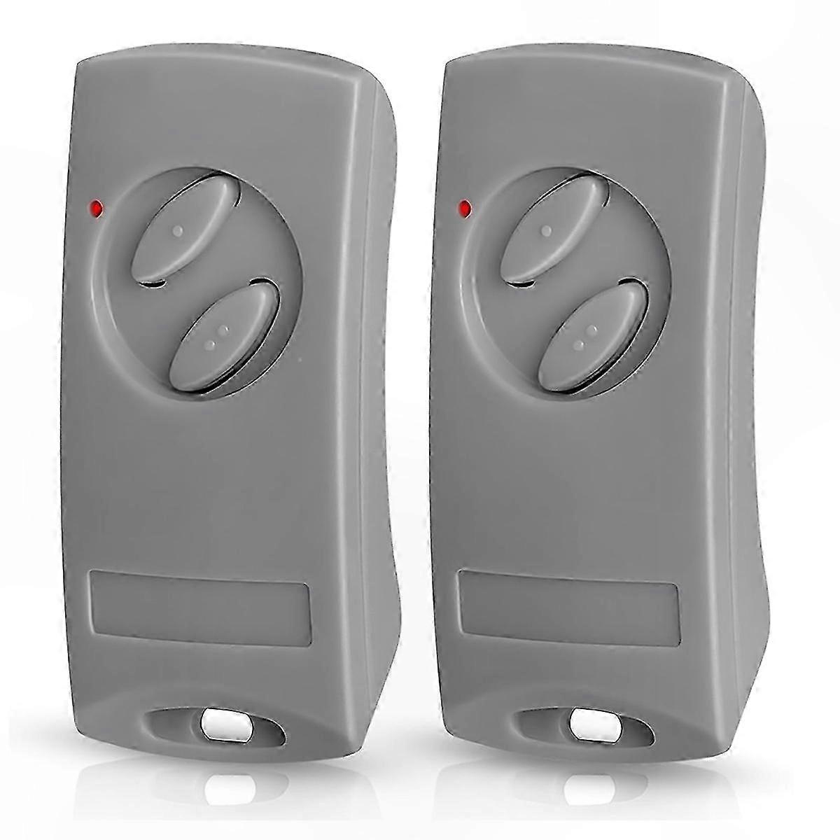 2-Pack Universal 433MHz Garage Door Opener Remote Control-Compatible with RSE2-433 Systems