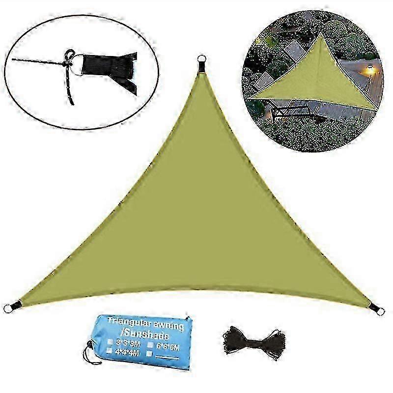 Garden - Ready Waterproof Triangle Sunshade Sail Canopy for Patio Backyard