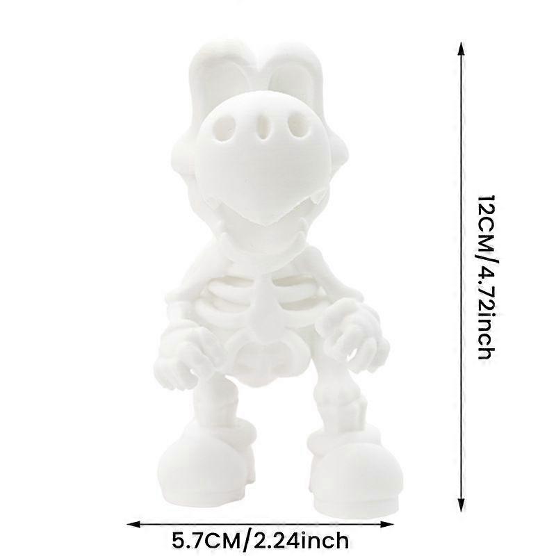 New Yoshi dried skeleton desktop plastic decorative skull frame art small