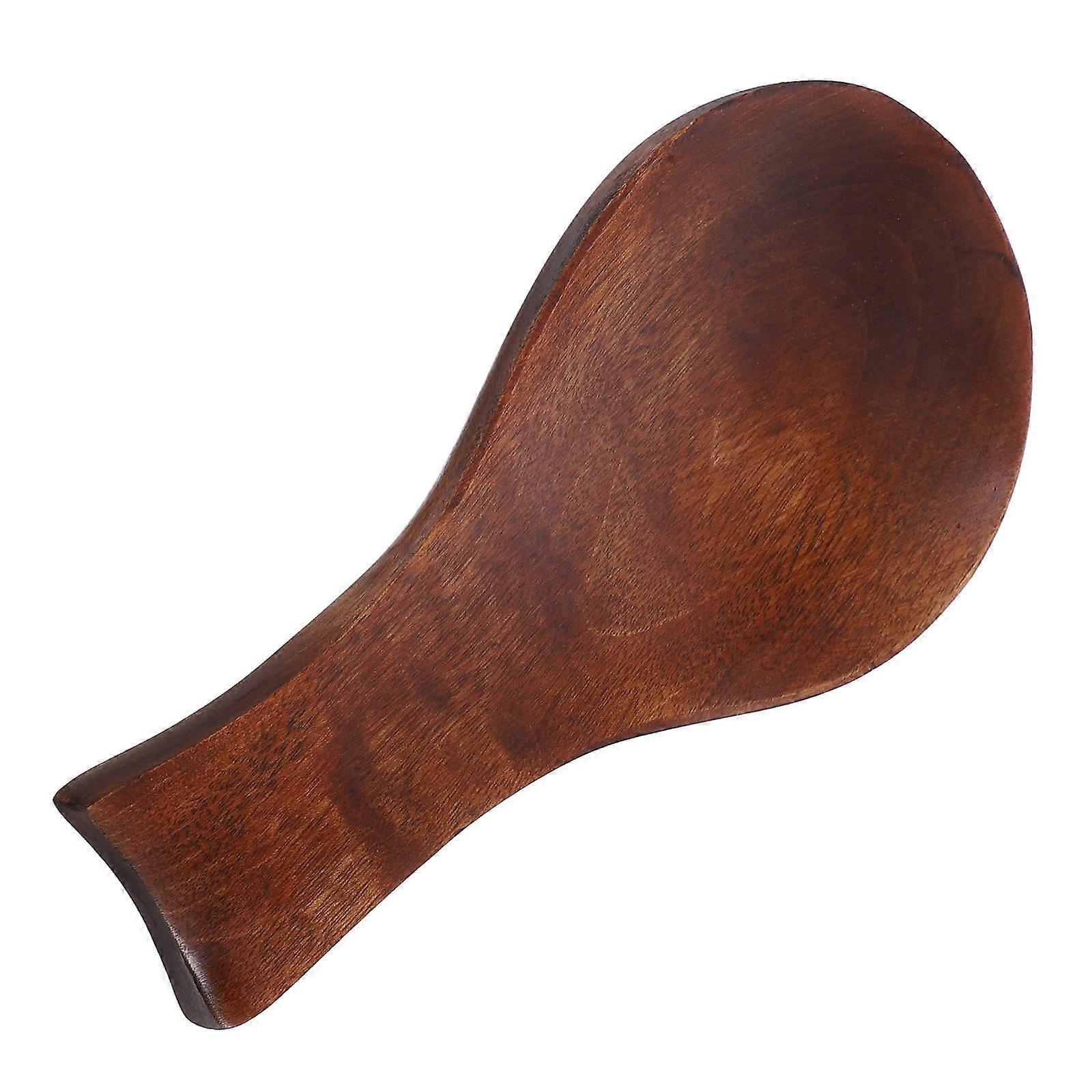 Chopstick Organizer Wooden Spoon Rest For Home Kitchen Use Khaki 18.00X8.90X2.10CM Space Saving Design 1Pack