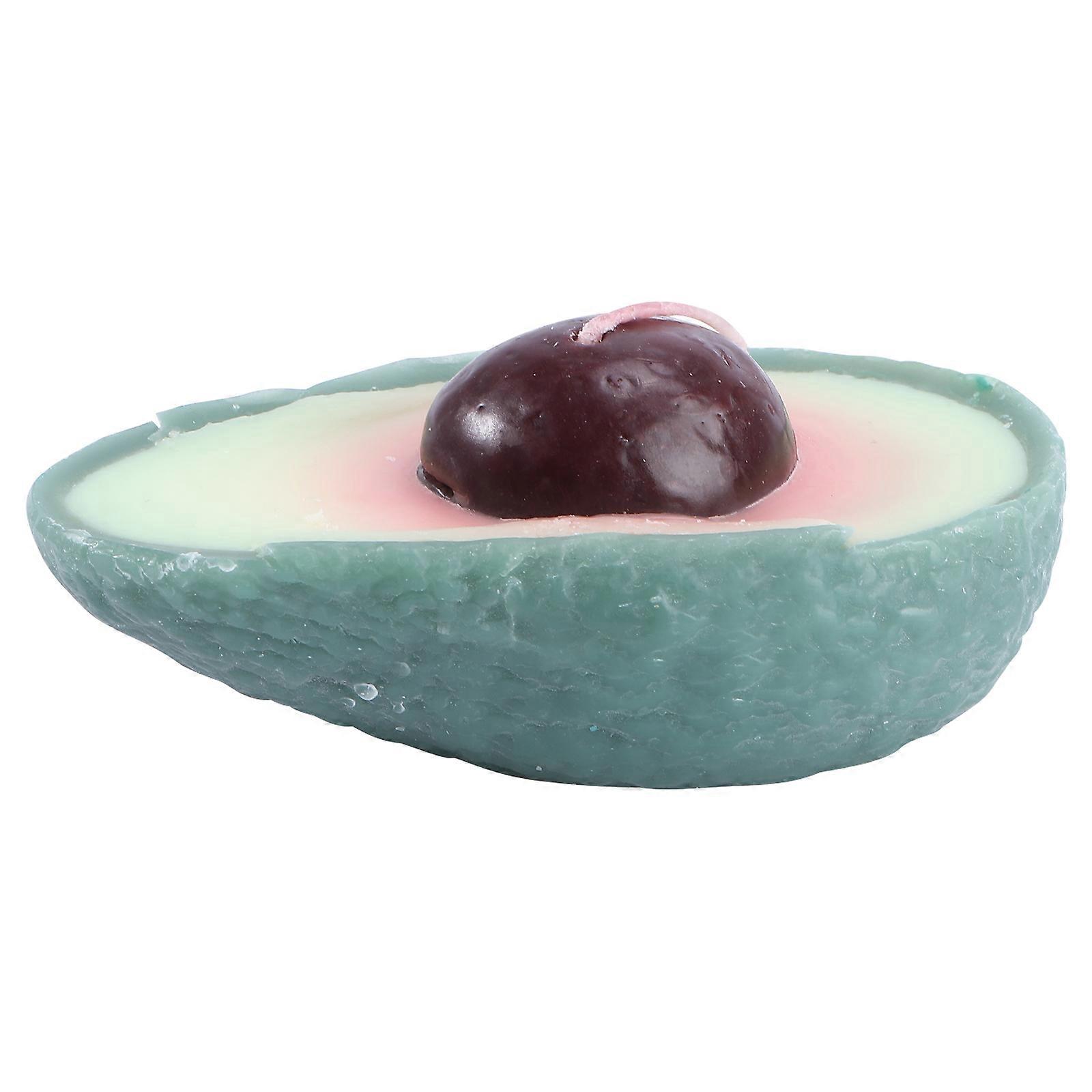 Decorative Candles Avocado Candle for Decoration 2Pcs Aromatherapy Use
