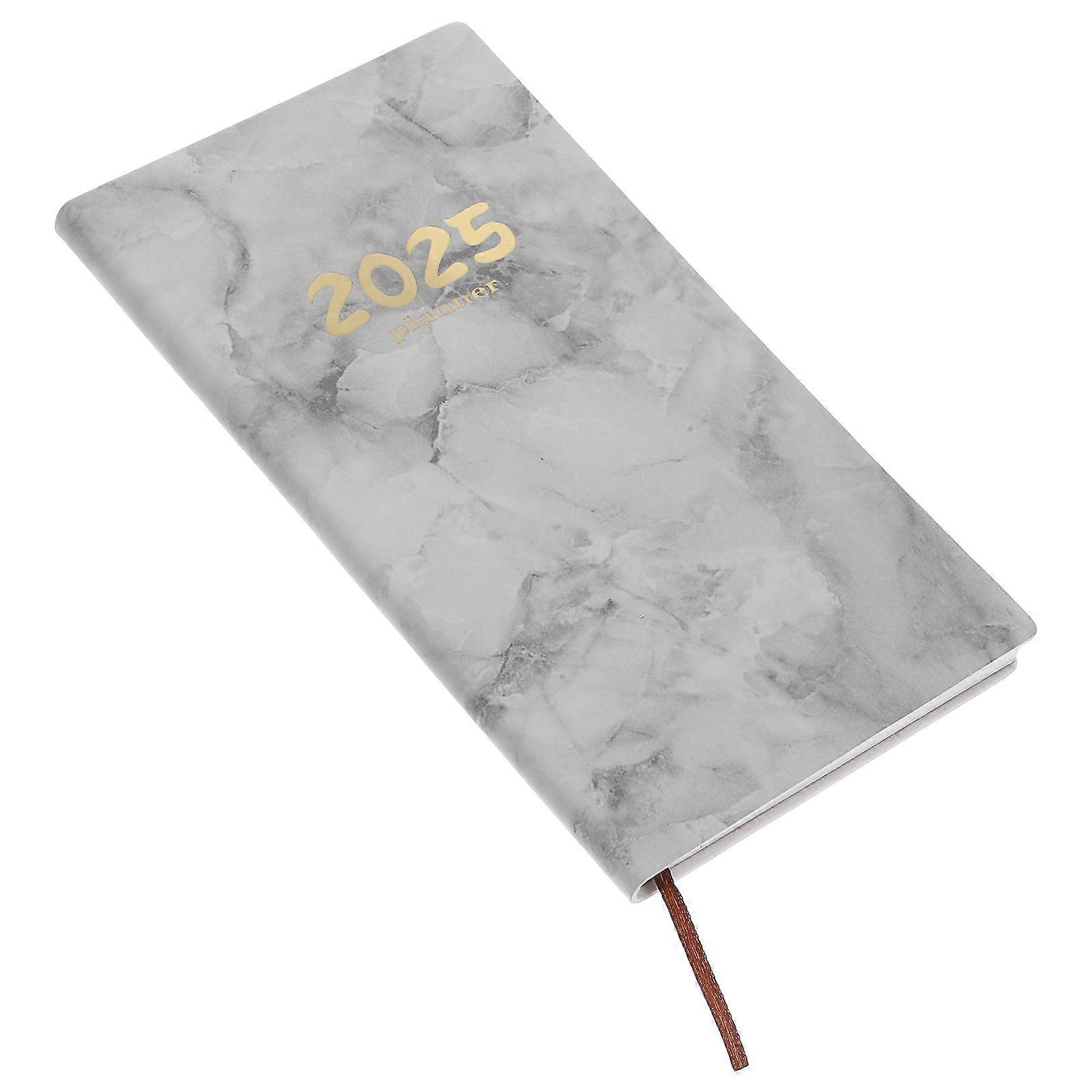 Delicate Journaling Planner Notebook For General Users In Grey With Fashionable Design For Note-taking 2Pcs