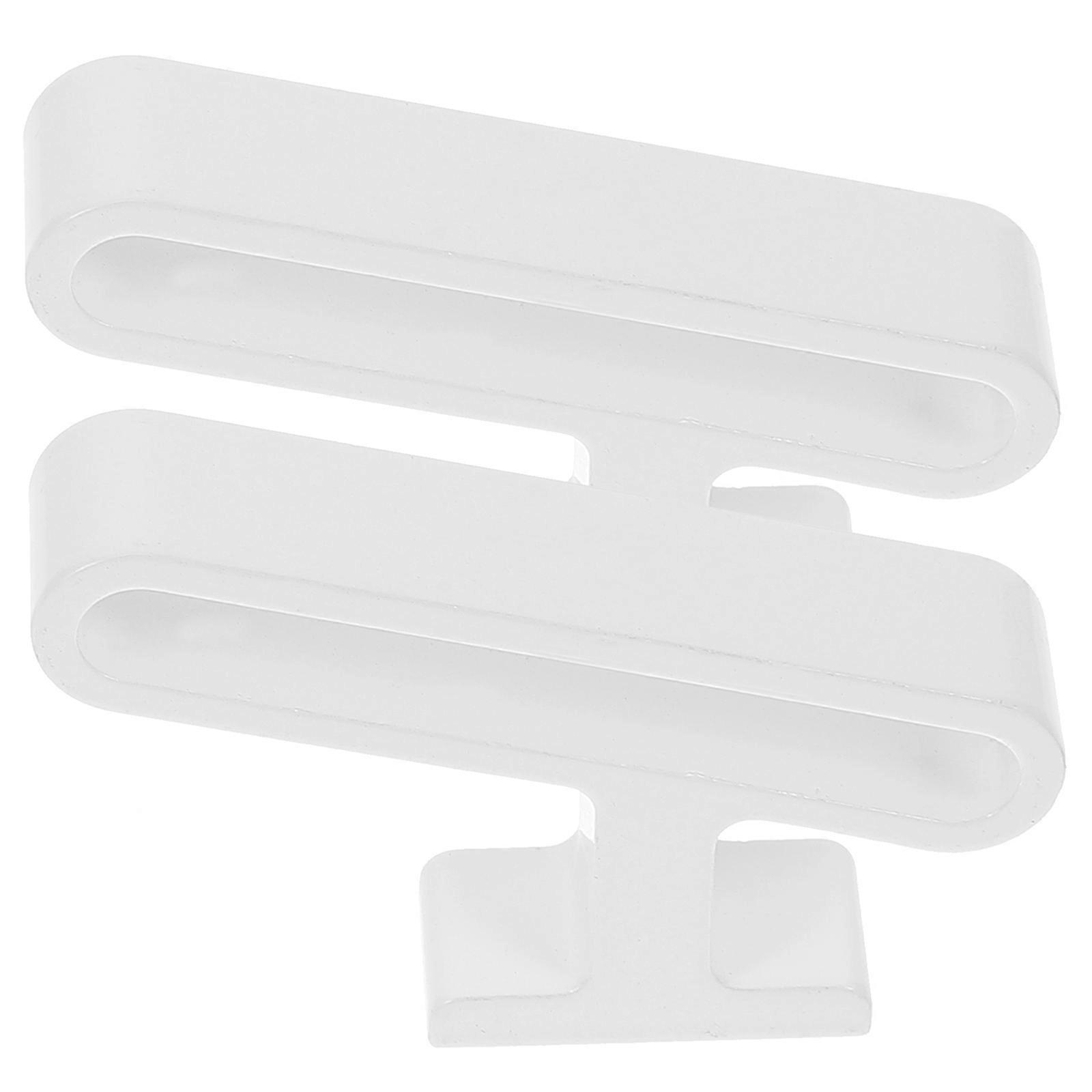 Blind Cord Holder Zinc Alloy Curtain Cord Winder for Hanging 2Pcs White