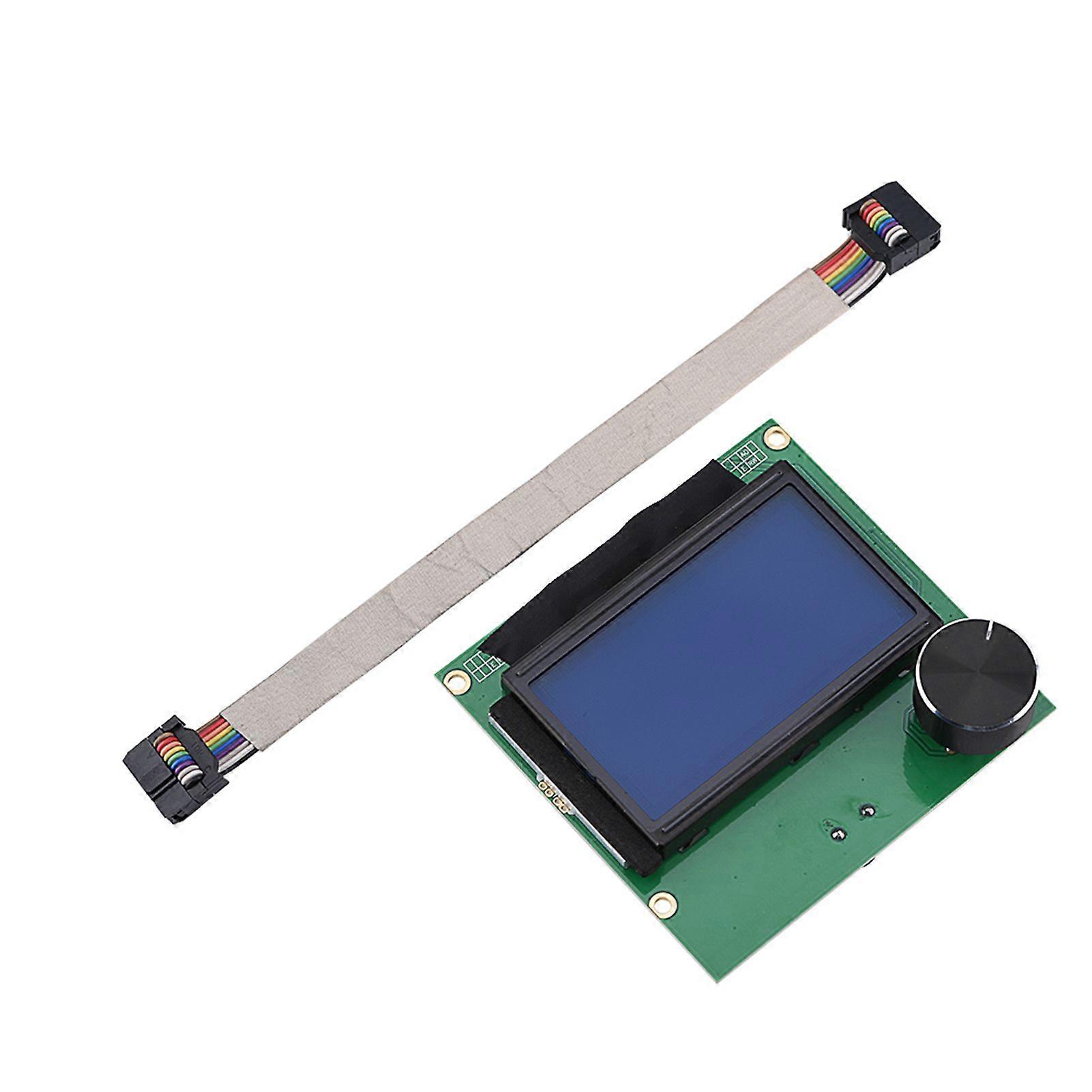 Replacement LCD Display Screen with 2 Cable for Creality CR10S 3D Printer