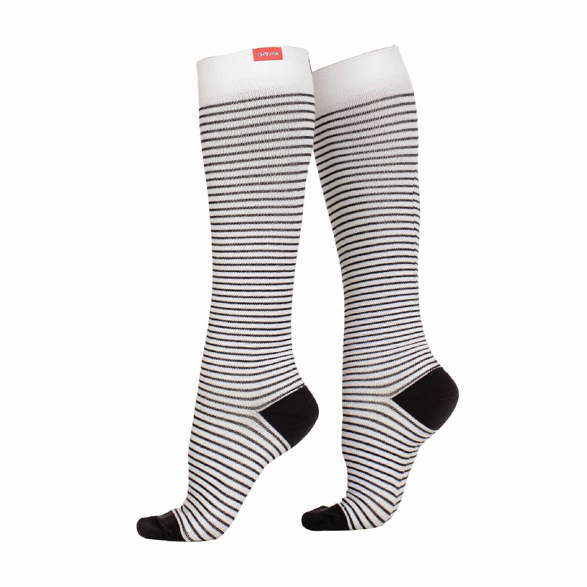 VIM&VIGR - Unisex Wide Cotton Graduated Compression Socks