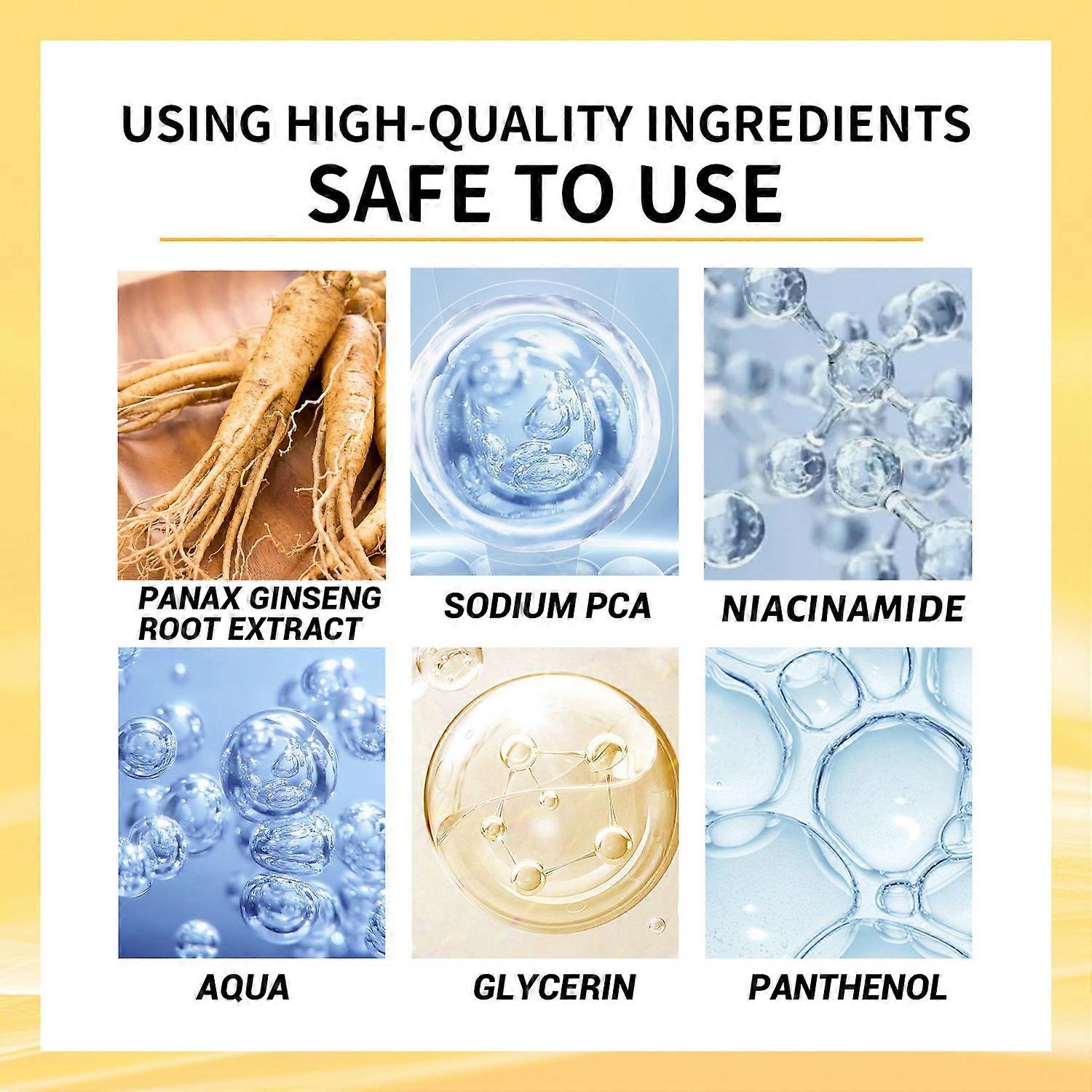 1-6PCS EELHOE Ginseng Face Essence 100ml Anti-Aging Firming Moisturizing Facial Treatment Elasticity