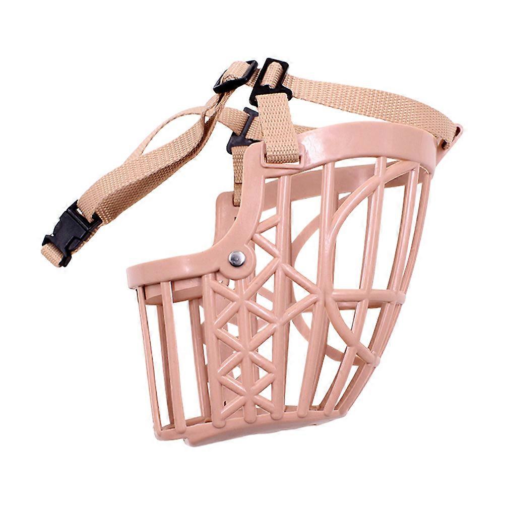 Adjustable Pet Dog Muzzle for Anti-Bite Use 4Pcs Set Pink