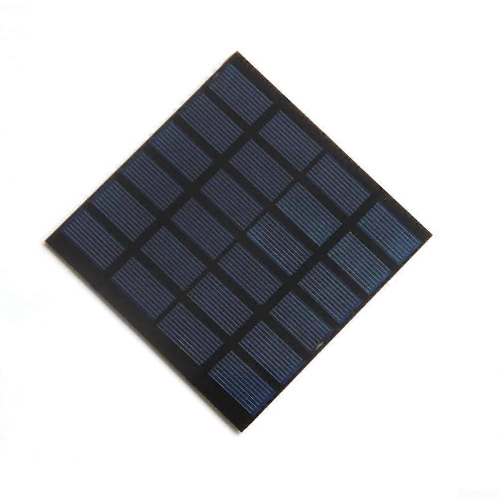 Portable Polycrystalline Solar Panel 0.5W 6V Fast Charger For Small Devices Camping Power Kit For Lights Fans Pumps 1pc