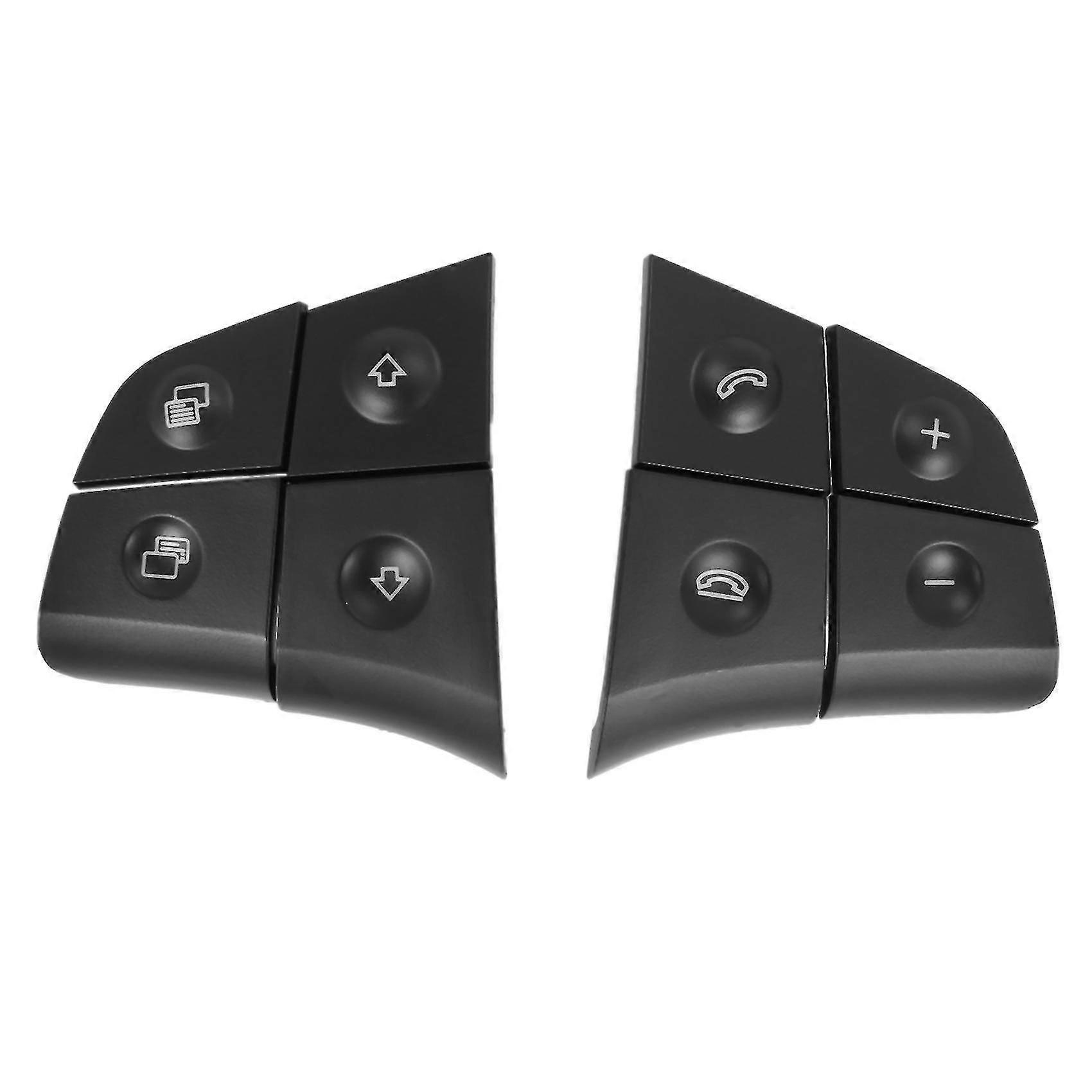 Car Steering Wheel Button Compatible With Benz W164 Gl Ml 2006-2009 Black