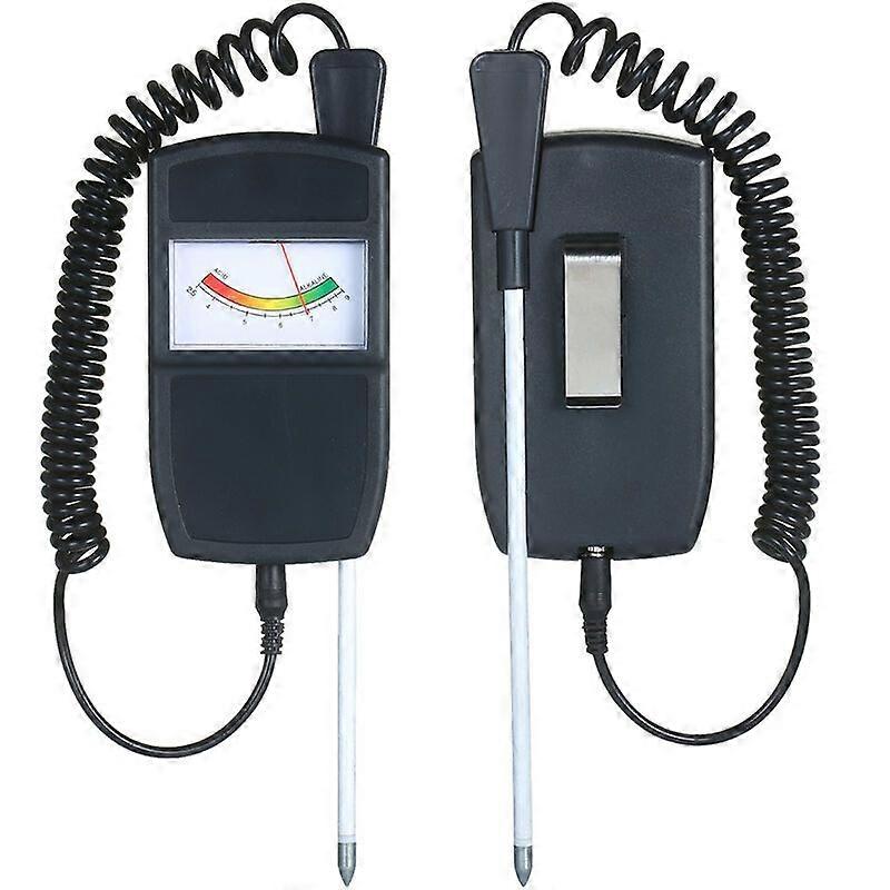 pHメーター土壌テスタースプリット土壌テスター土壌pHメーター土壌PHメーターテスター、ブラック