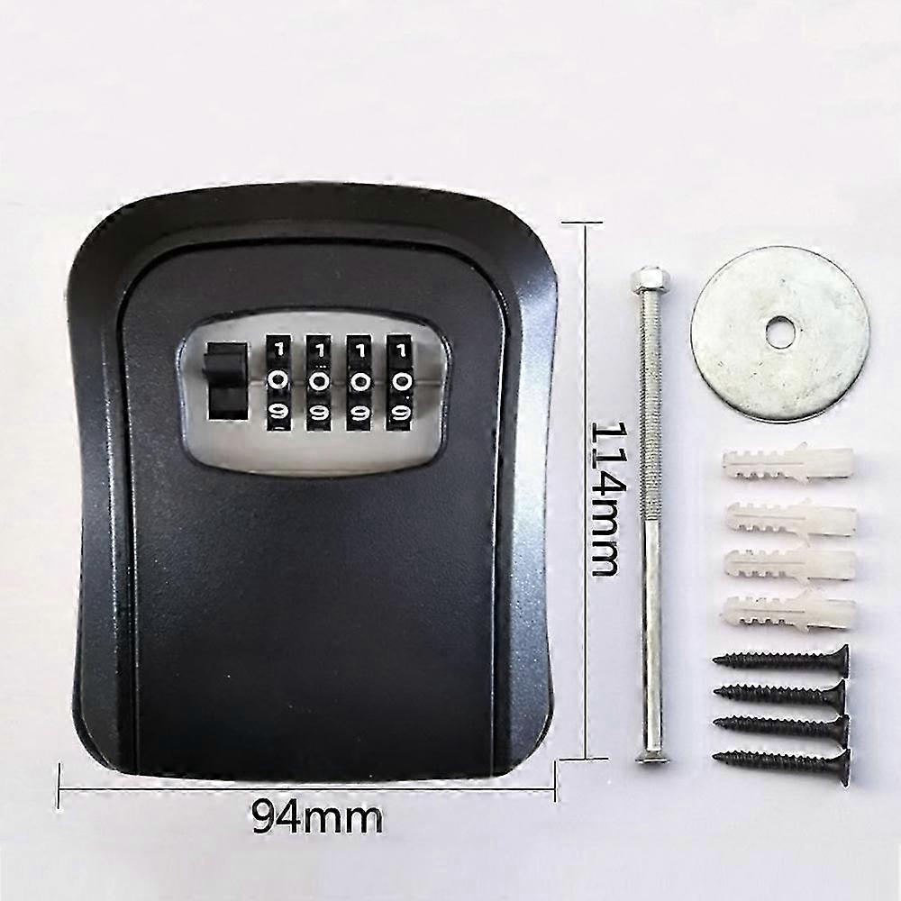 Key Storage Lock Box Safe Security Storage Combination Wall Mount Lock Box
