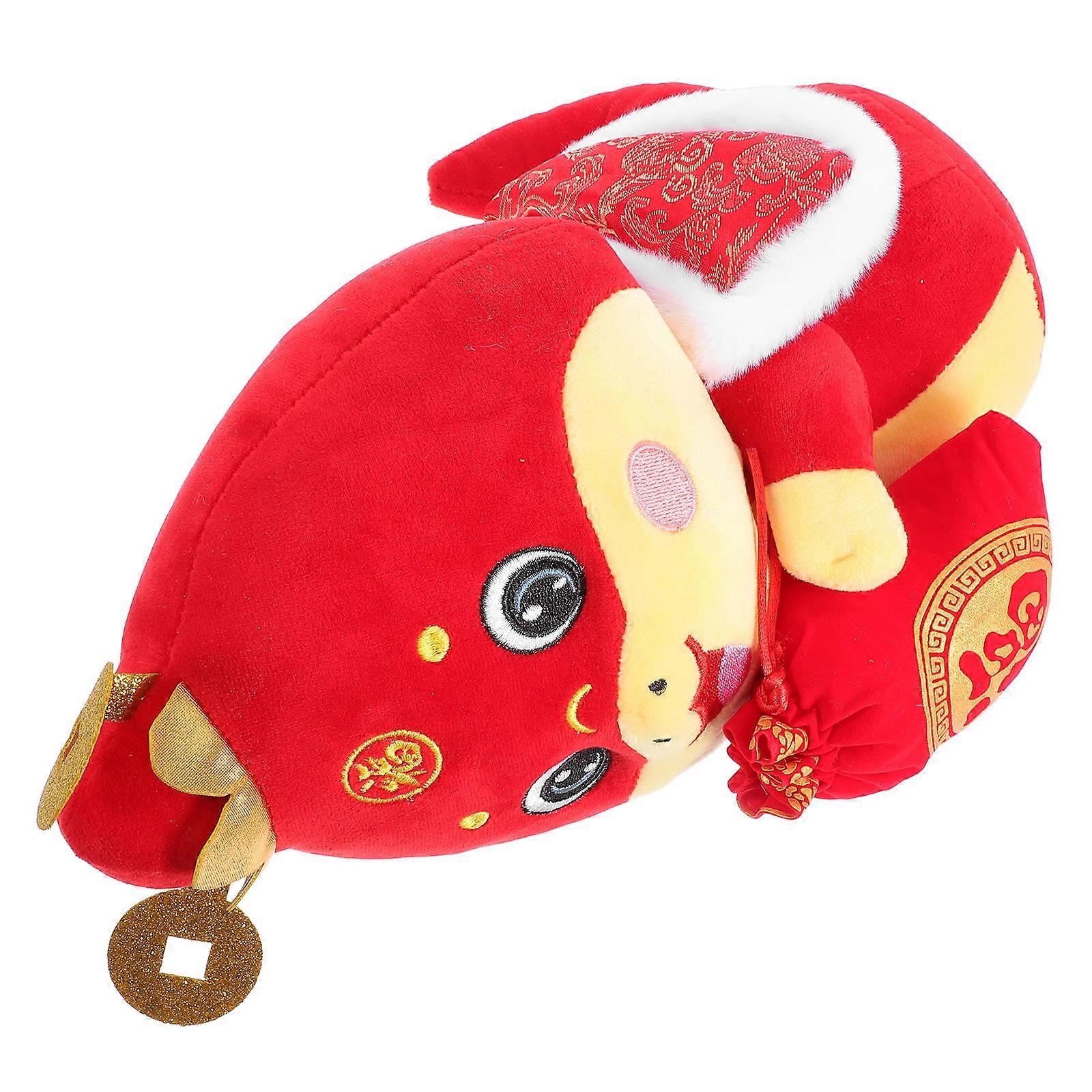 Chinese New Year Snake Plush Ornament Cozy Plush Toy for Decor