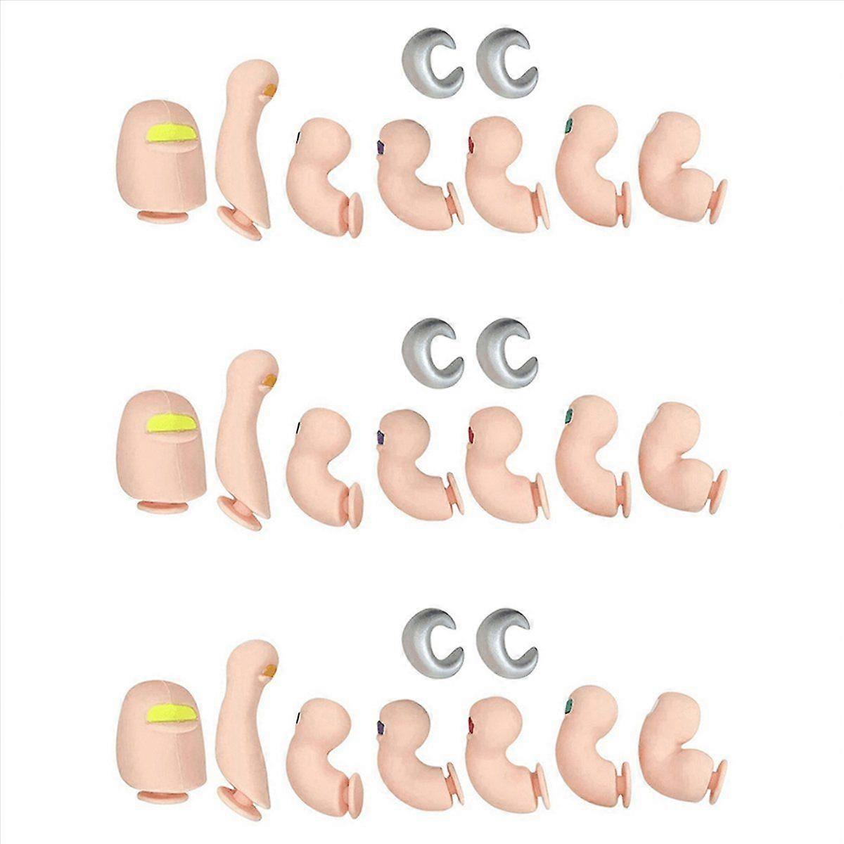 3D Toe Charms for Clogs Bubble Slides Sandals, 7Pcs Funny Decor