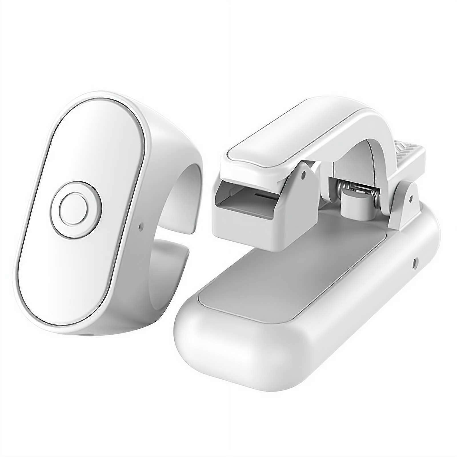 Hands Page Turner Clicker, White, Camera/Camcorder Remote, 1 Set