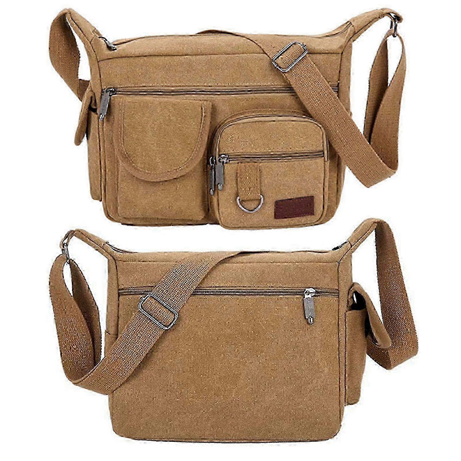 25-26 Tool Bag Canvas Large Capacity Multi Pockets Portable Hardware Tool Bag for Electrician Maintenance Worker Edition