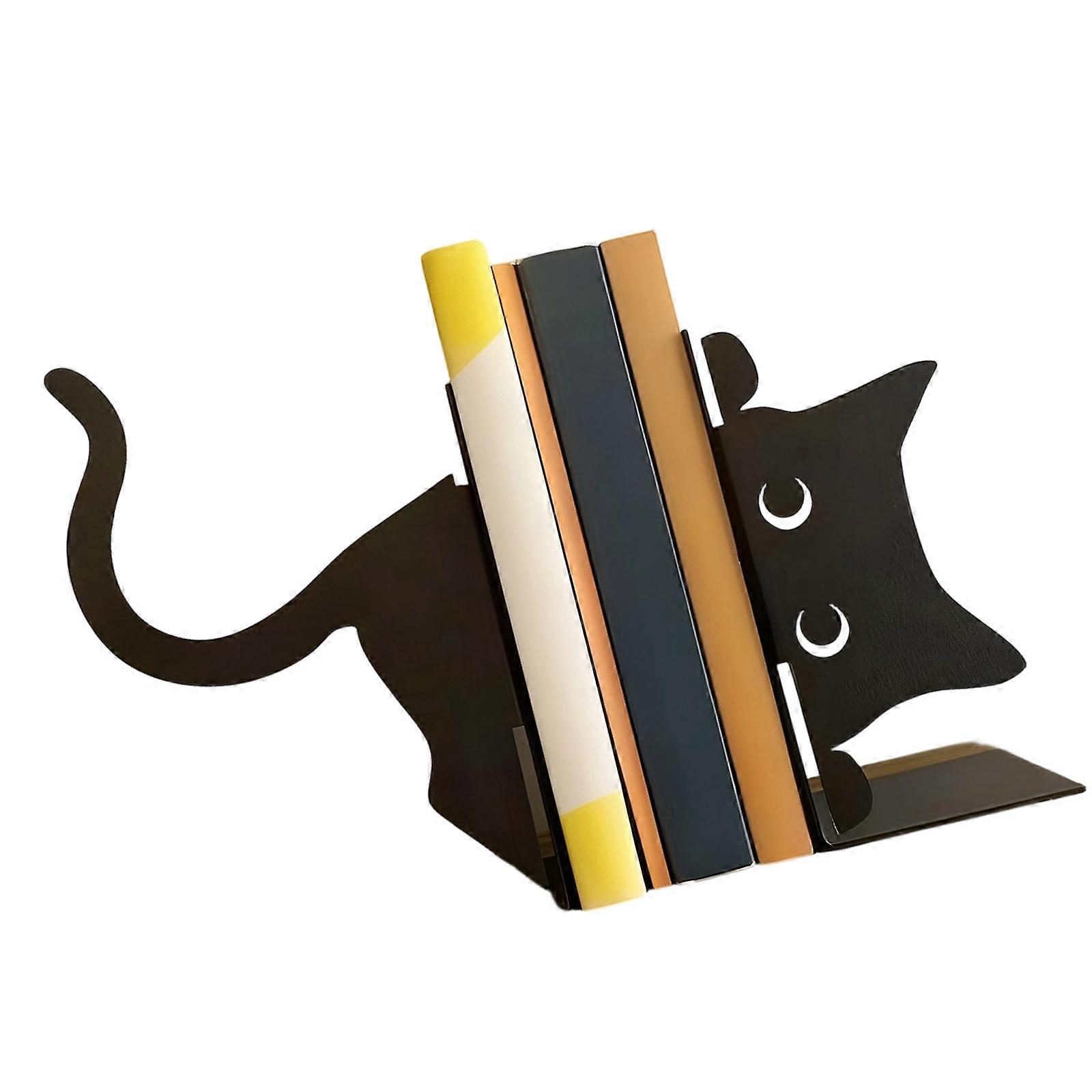 Elegant Bookends Metal Bookshelfs for Displaying Books Decors, Music Sheets, Books Stand for Display, Book Display Stand Multicolor