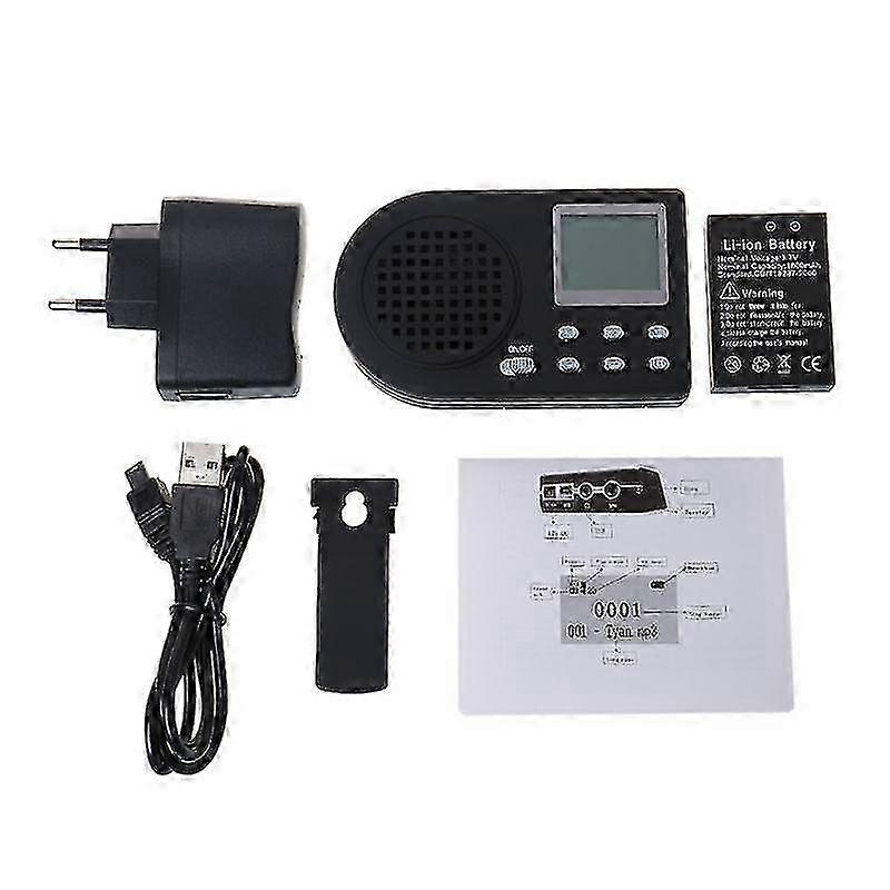 MP3 Hunting Player Outdoor Bird Sound Loudspeaker Caller Simulation Tactical Amp