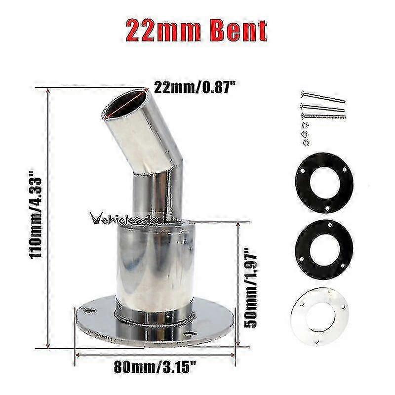 Marine Exhaust Socket Fitting 22/24mm for Diesel Heater