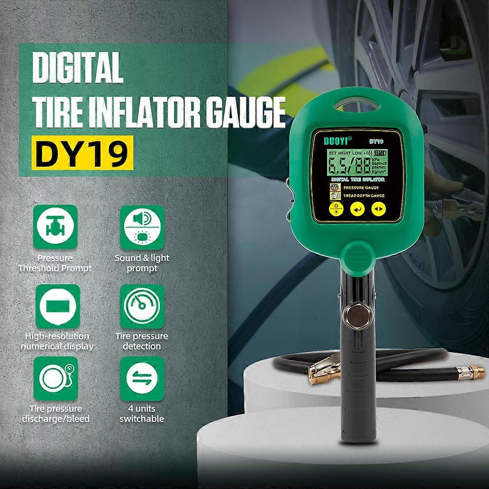 Car tyre inflator for vehicles with portable design