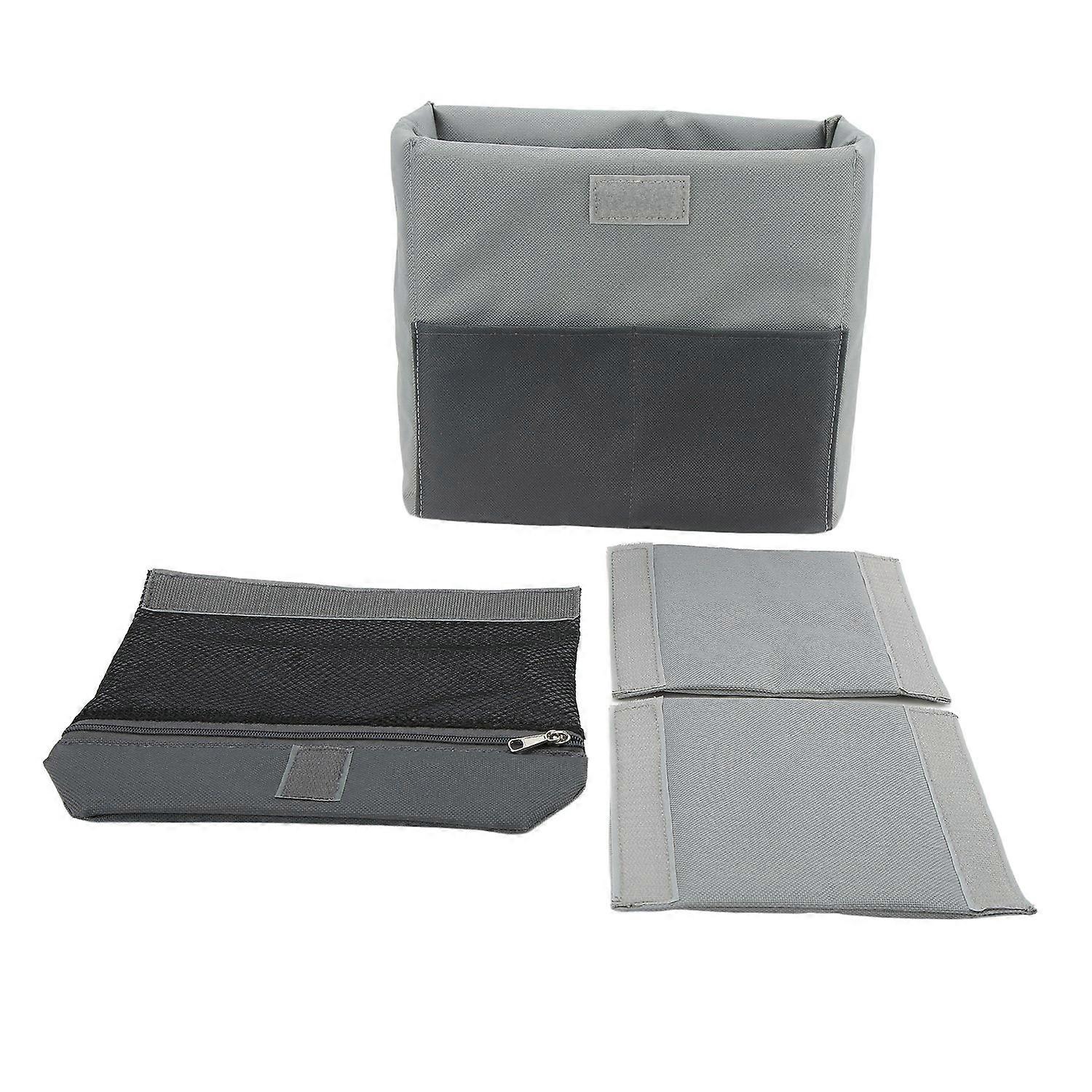 Waterproof Camera Insert Bag Shockproof Camera Inner Case Bag for SLR Camera Lenses FlashesGray S