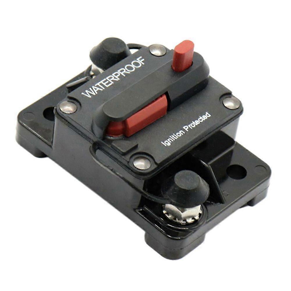 12V/32V 60A Car RV Circuit Breaker Manual Reset Fuse Holder