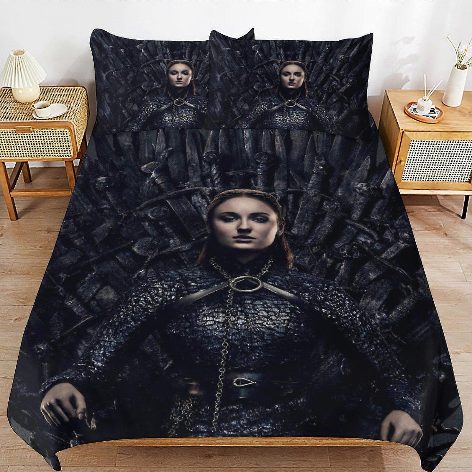 u351 Game of Thrones Machine Washable Easy Zip Soft Bedding Support Consistent Layer Duvet Cover Sets Choice n351