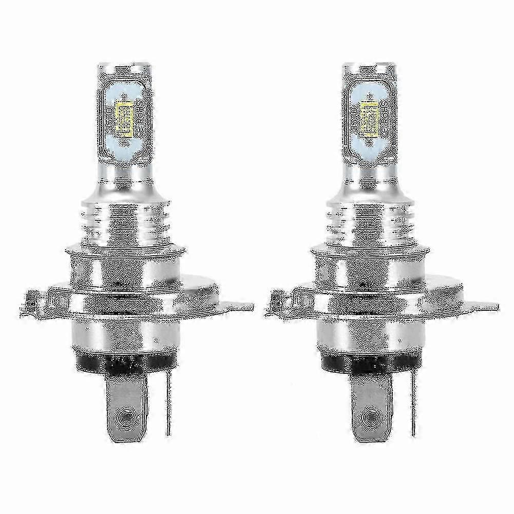2 X H4 9003 Hb2 6000k Super White Csp Led Headlight Bulb Kit - Ruikalucky