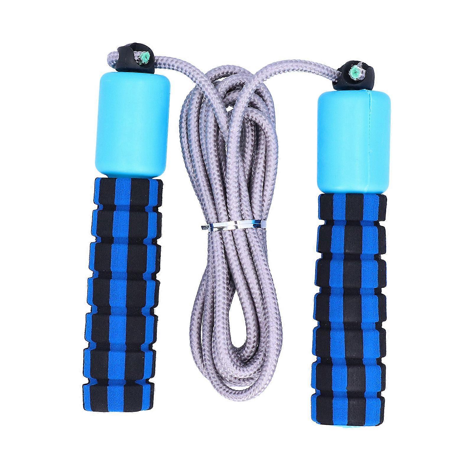 Unisex Jump Ropes with Electronic Counter Adjustable Counting Skipping Rope for ExerciseBlue