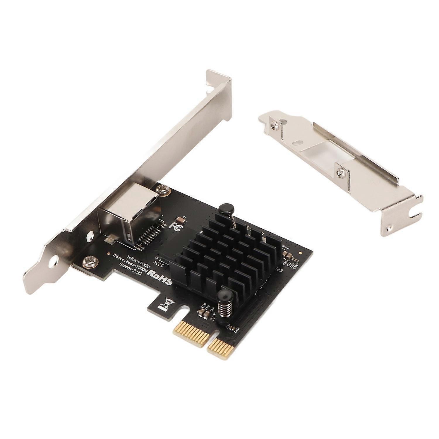 PCIe Network Card 2.5Gbps Remote Wake Up RTL8125 Chip Support ACPI APM Gigabit Ethernet Card for PC 