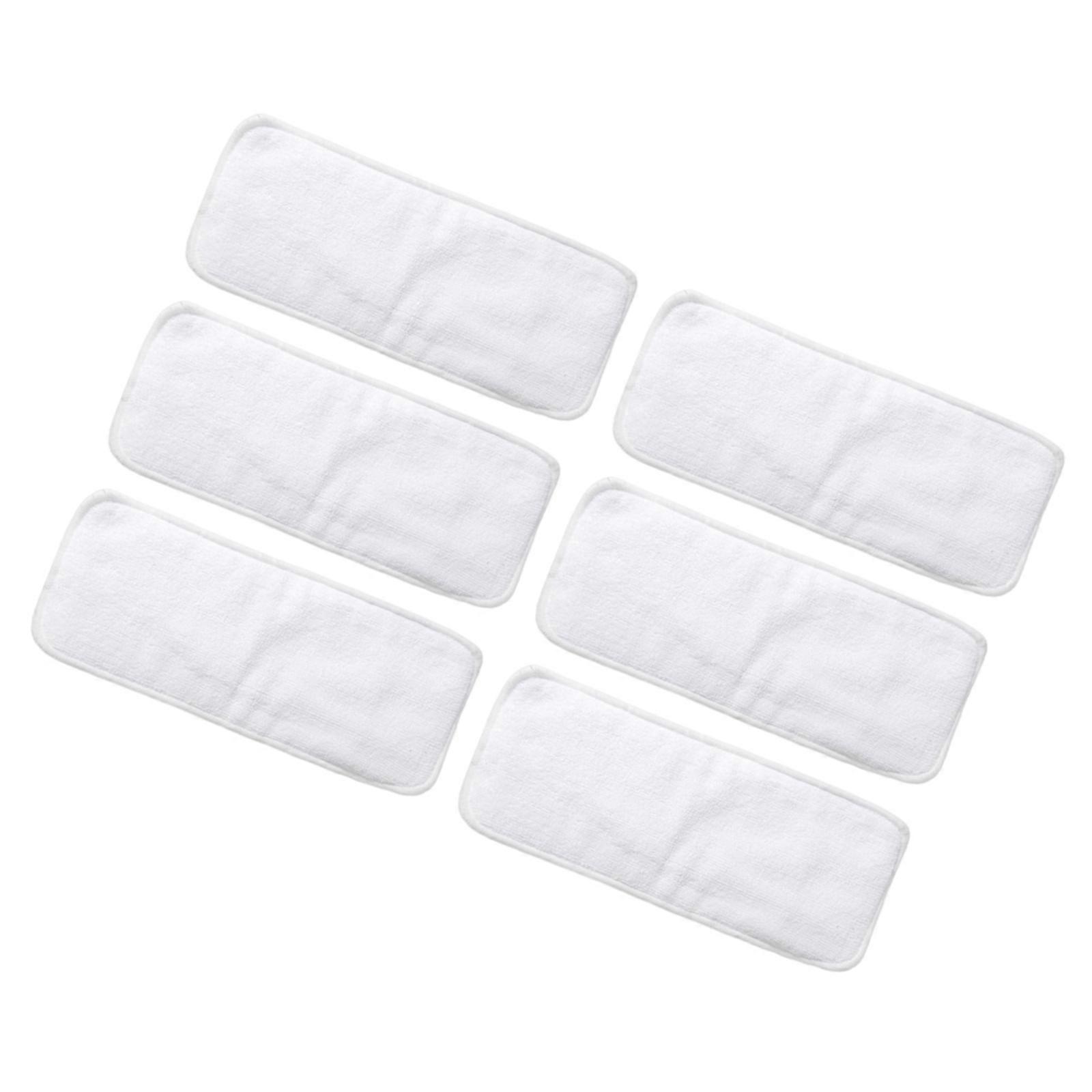 6Pcs Cloth Diaper Inserts Multi Layer Moisture Wicking Breathable Reusable Washable Nappy Liners for Baby Cloth Diapers Multicolor