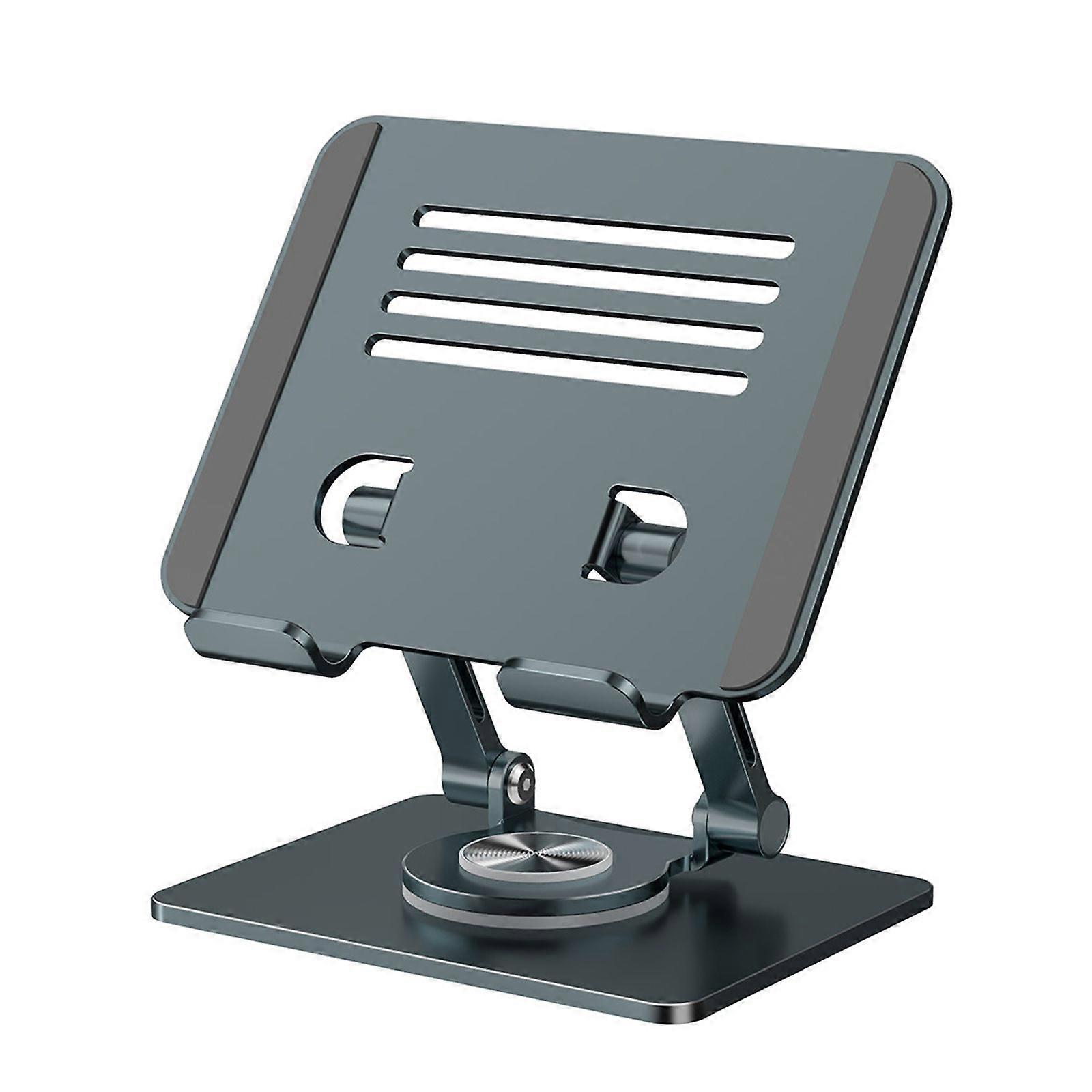 Laptop Stand Risers for Desk Ergonomic Foldable Computer Stand Adjustable Height for Collaborative Work Easy Storage  Gray