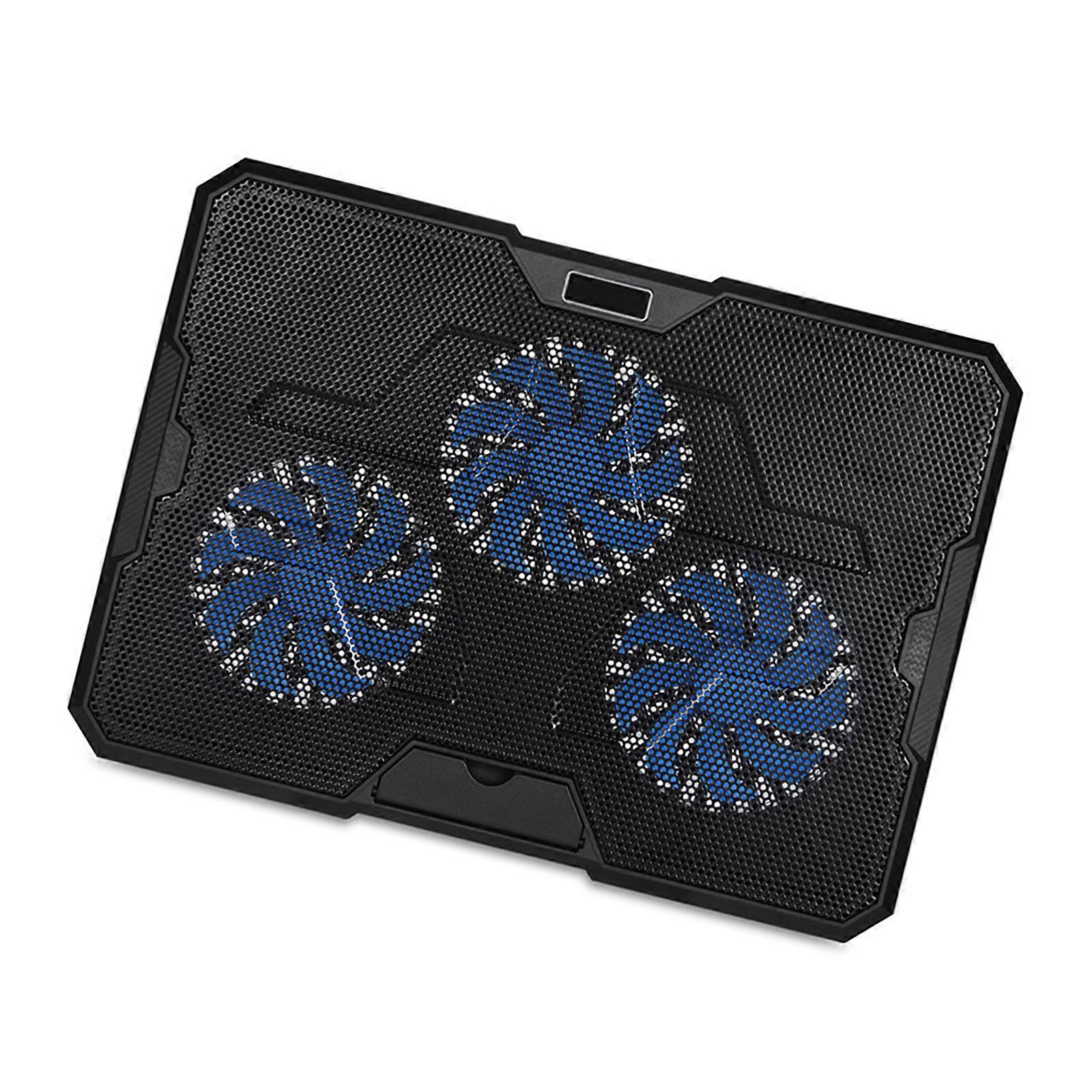 Quiet Laptop Coolers Stand with 3Speed Setting Enhances Airflows for Office Gaming Use Efficient Heat Dissipation Multicolor