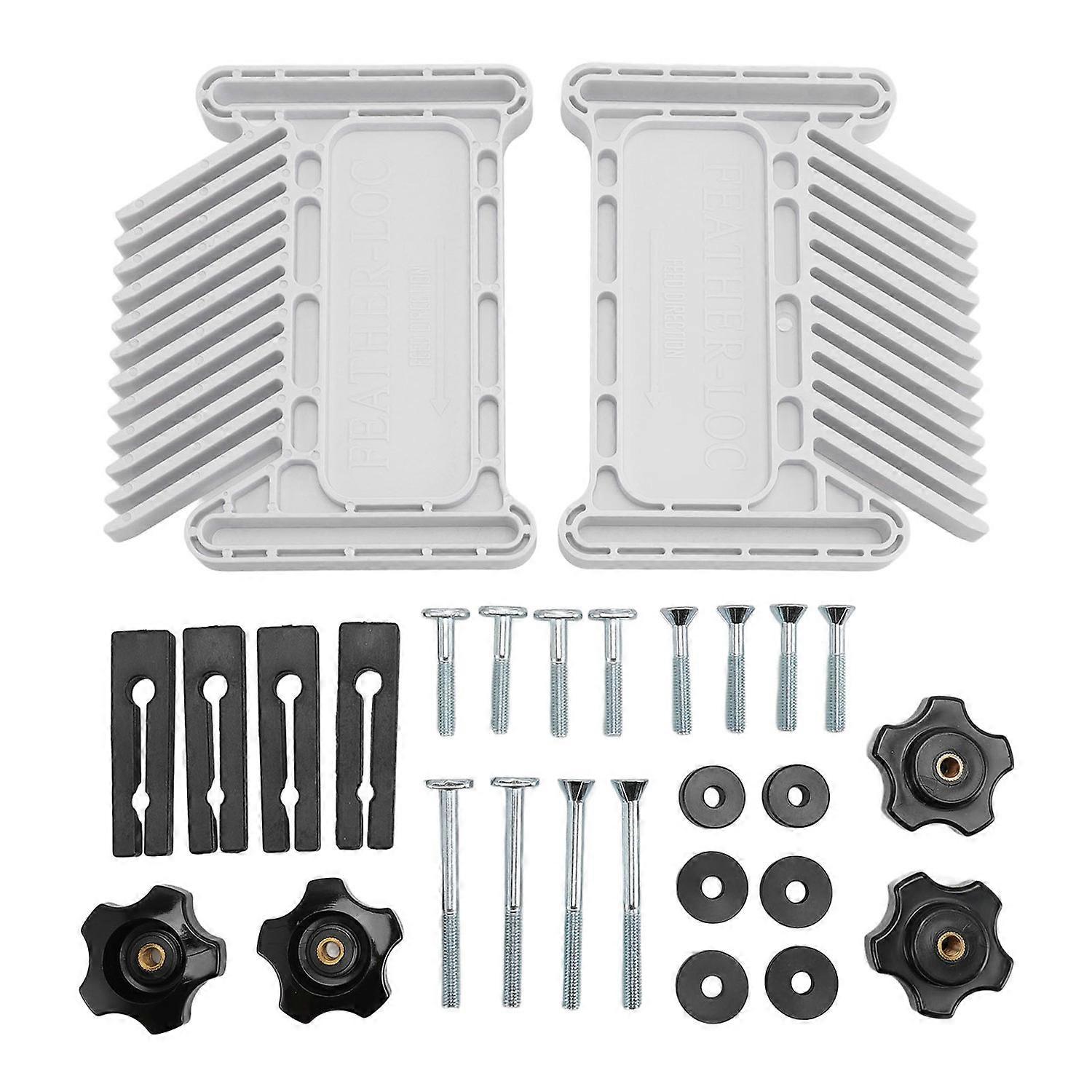 Adjustable Featherboard ABS Stackable Featherboard with Miter Slots Miter Track T Slots T Track for 