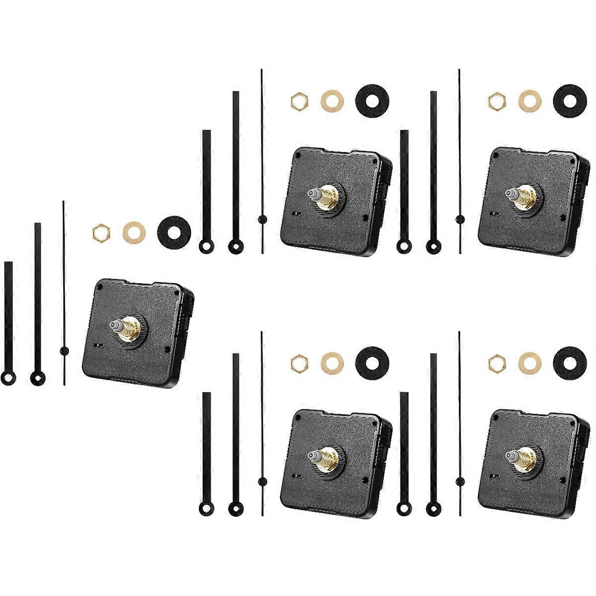 5 Sets Clocks Clock Kit Clock Hands Battery Clock Mechanism Silent Wall Clock Silent Clock Clock Mechanism Replacement