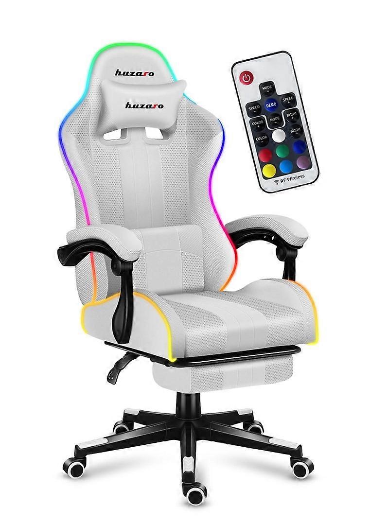 Silla gaming Huzaro Force 4.7 RGB blanca