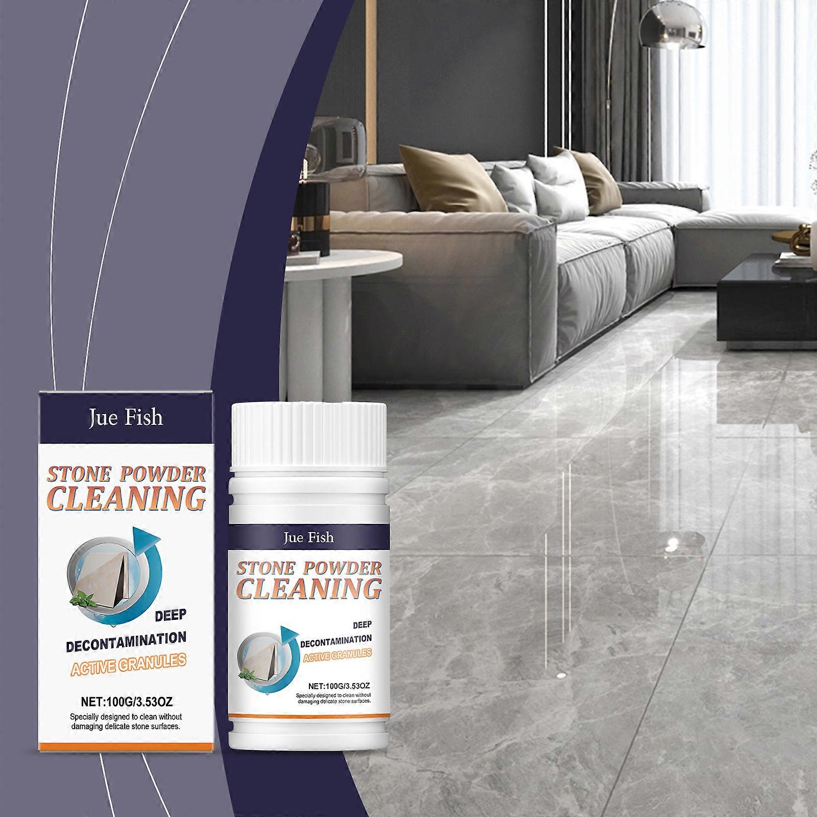 Jue Fish Stone Cleaning Powder, Improves The Residue Of Surface Scale And Rust. The Anti-Fouling Formula Is Gentle For Maintenance And Lustrous