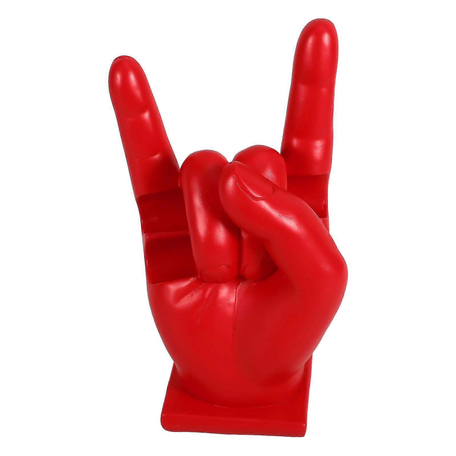 Durable Drumstick Display Stand Rack Red Color Stylish Rock Style Suitable For Parties 1Pcs