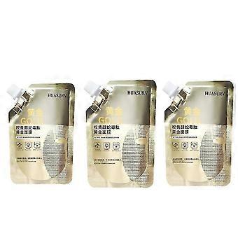 3 piezas Snake Peptide Gold Mask Hidratante Cuidado de la Piel Clear Hidratante Antienvejecimiento Control de Aceite 100ML