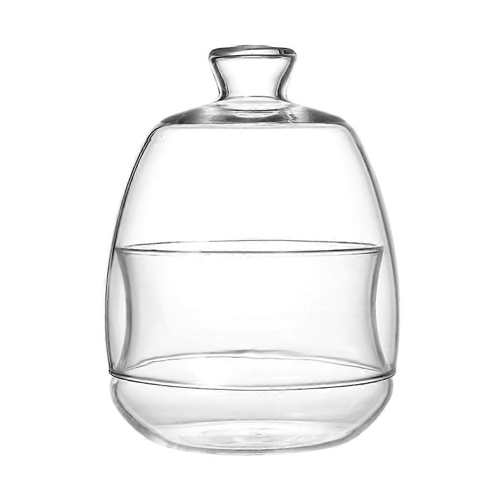 Borosilicate Glass Cup and Sugar Bowl with Lid, Heat Resistant Clear Design for Coffee and Tea