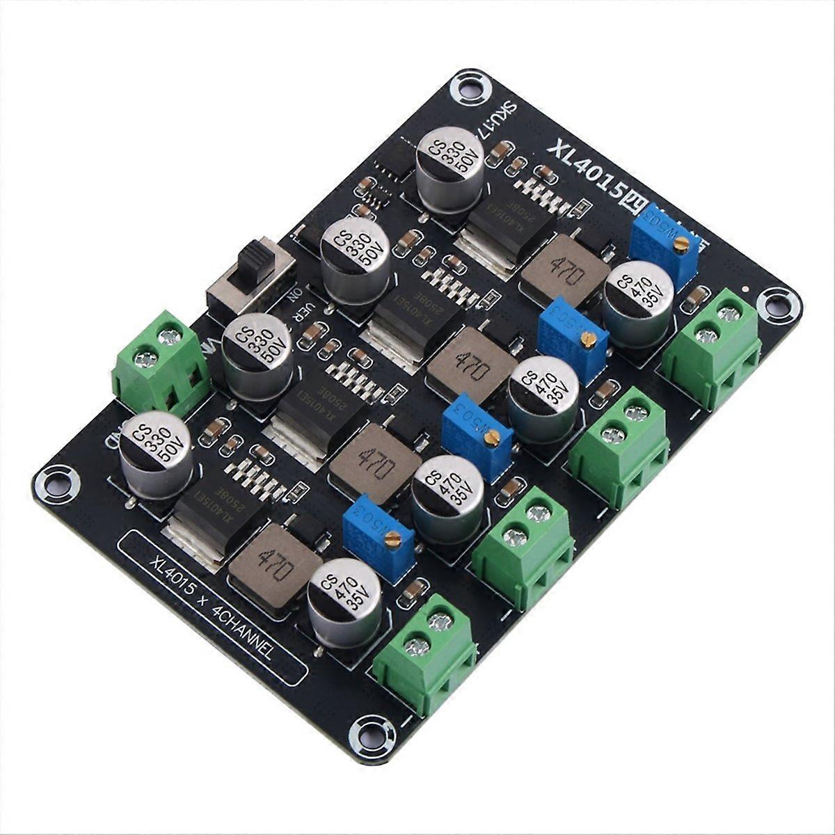 XL4015 4-Channel Adjustable Step-Down Power Supply Module