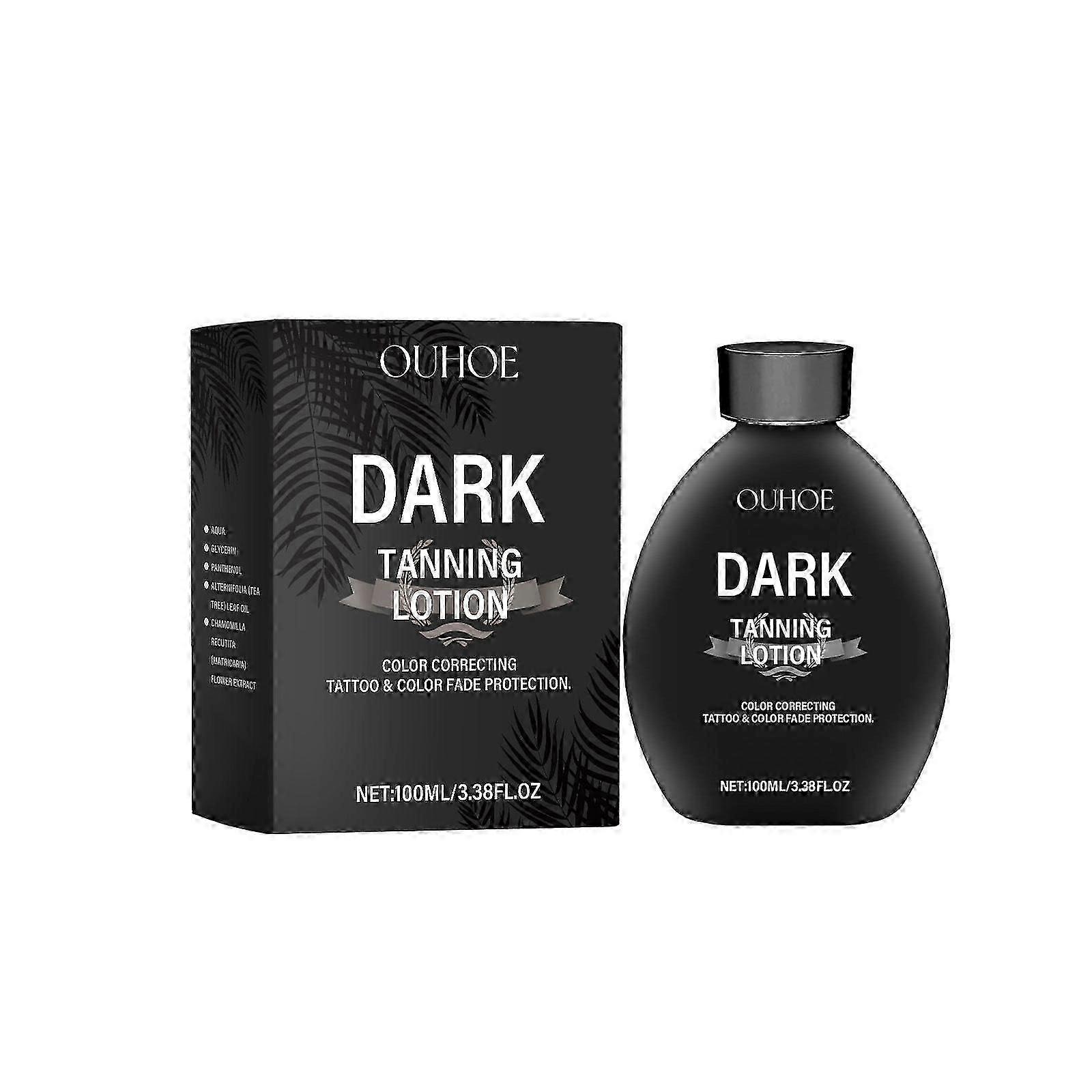 Dark Tanning Lotion - Moisturizing Bronzer for Even Skin